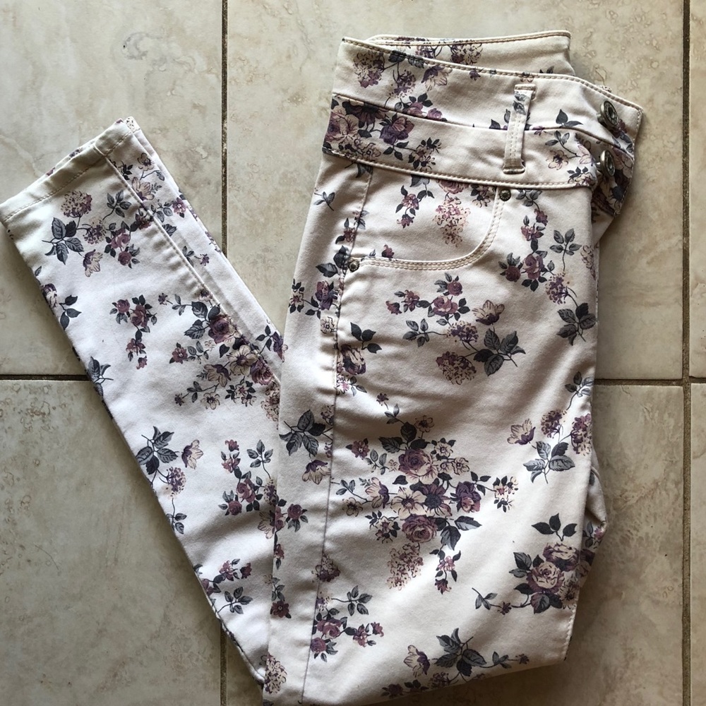 Floral Jeans